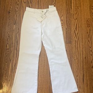 Zara mid-rise flare jeans size 4